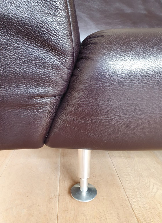 Image 1 of Rolf Benz Ledersofa und Couchtisch