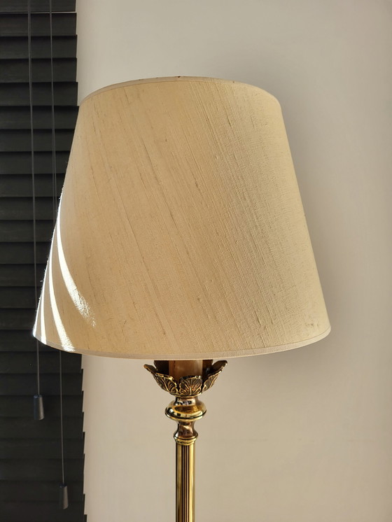 Image 1 of Hollywood Regency Messing Ananas Stehlampe