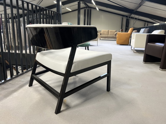 Image 1 of Molinari Thelma Sessel schwarz weißes Leder