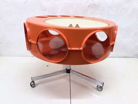 Image 1 of Curver Rotobar Ufo Barwagen 70Er Jahre Plastikdesign Space Age