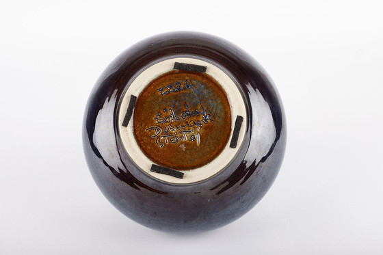 Image 1 of 2 x Keramikvasen Entworfen von Einar Johansen für Søholm Stentøj, Dänemark 1960er Jahre.