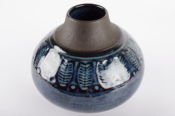 Image 1 of 2 x Keramikvasen Entworfen von Einar Johansen für Søholm Stentøj, Dänemark 1960er Jahre.