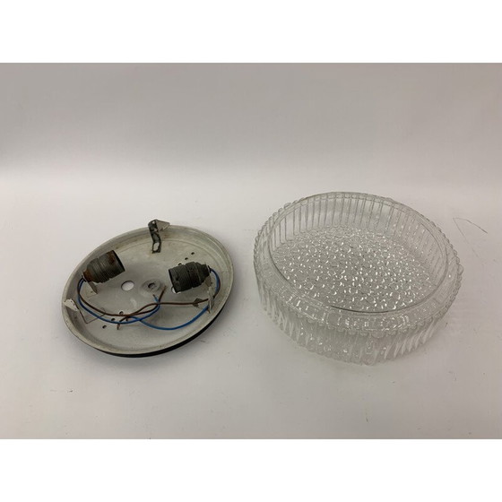 Image 1 of Vintage-Deckenleuchte aus Blasenglas von Helena Tynell, 1970