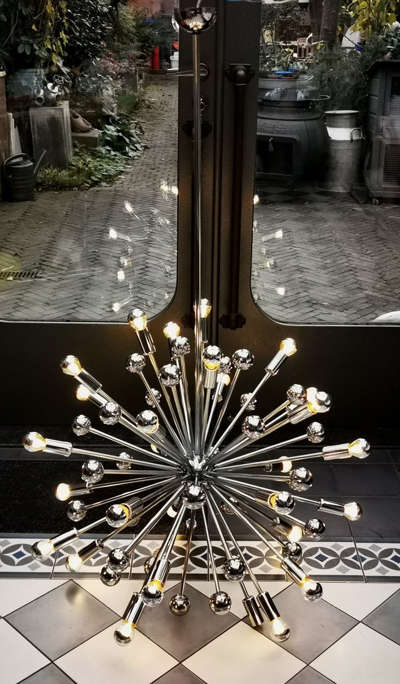 Image 1 of Vintage Sputnik Lampe XXL