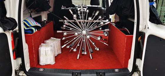 Image 1 of Vintage Sputnik Lampe XXL