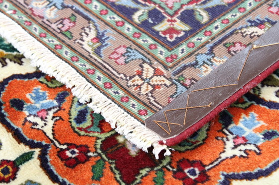 Image 1 of Original Handgeknüpfter Perserteppich Tabriz 40 Raj Fein  344 X 254 Cm Top Zustand