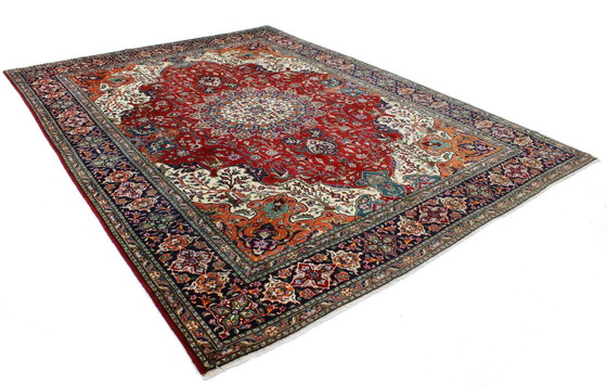 Image 1 of Original Handgeknüpfter Perserteppich Tabriz 40 Raj Fein  344 X 254 Cm Top Zustand