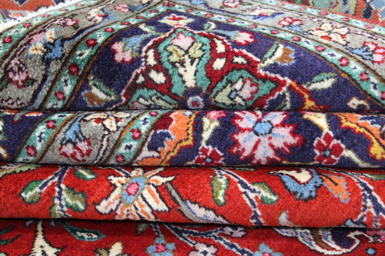 Image 1 of Original Handgeknüpfter Perserteppich Tabriz 40 Raj Fein  344 X 254 Cm Top Zustand