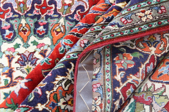 Image 1 of Original Handgeknüpfter Perserteppich Tabriz 40 Raj Fein  344 X 254 Cm Top Zustand