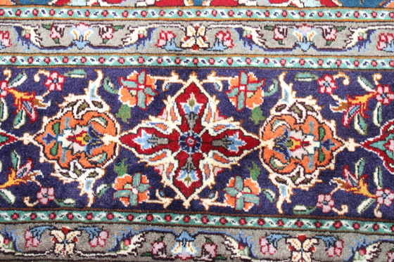 Image 1 of Original Handgeknüpfter Perserteppich Tabriz 40 Raj Fein  344 X 254 Cm Top Zustand