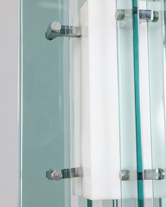 Image 1 of Vintage 60S Kronleuchter in Glas und Kunststoff italienisches Design