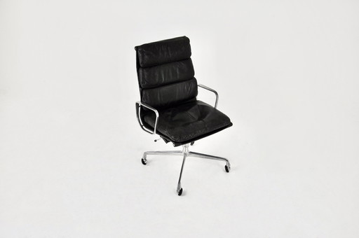 Ea 216 Soft Pad Schreibtischstuhl von Charles & Ray Eames für Herman Miller, 1970er Jahre