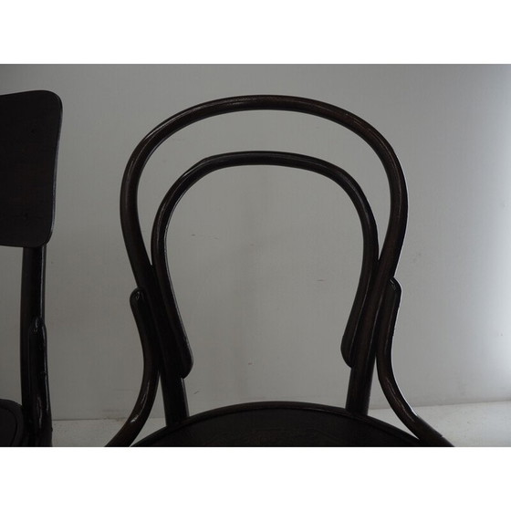 Image 1 of Satz von 4 Vintage-Esszimmerstühlen von Thonet, 1920er Jahre