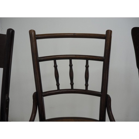 Image 1 of Satz von 4 Vintage-Esszimmerstühlen von Thonet, 1920er Jahre