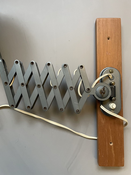 Image 1 of Hala Scherenlampe, Farbe Petrol Selten