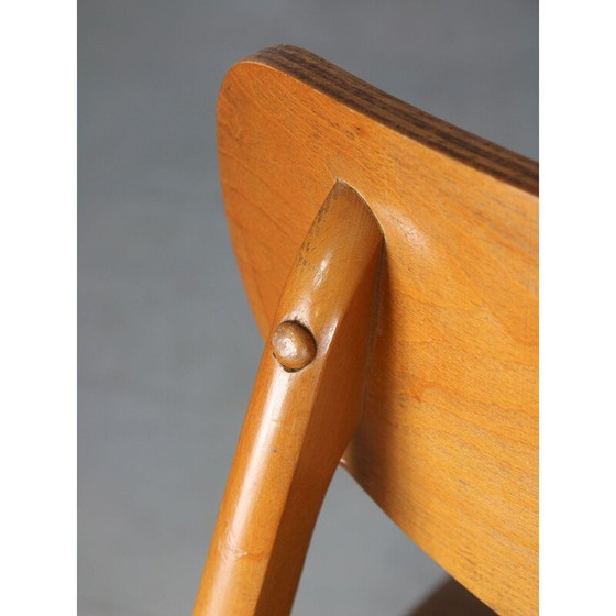 Image 1 of Satz von 3 italienischen Esszimmerstühlen aus Holz und Kunstleder