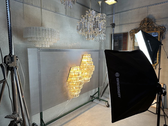 Image 1 of 2x XXL Kinkeldey Wandlampen - Hollywood Regency