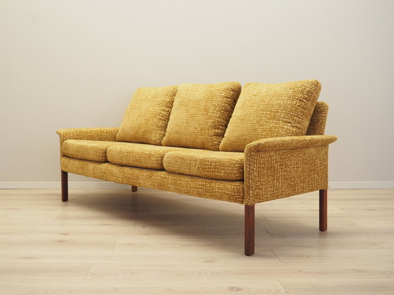 Image 1 of Senfgelbes Sofa, Dänisches Design, 1960er Jahre, Designer: Hans Olsen