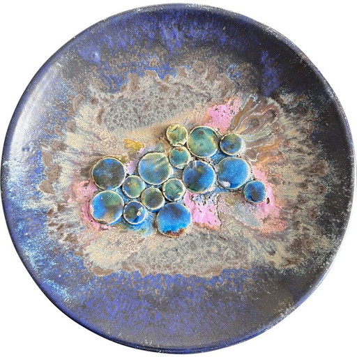 Schale aus glasierter Keramik, 1970