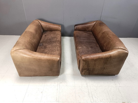 Image 1 of Paar Ds47-Sofas von Desede, 1970er Jahre