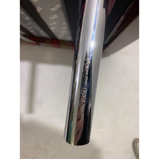 Image 1 of Vintage Barcelona burgunderrotes Leder-Tagesbett von Ludwig Mies van der Rohe für Knoll, 1990er Jahre