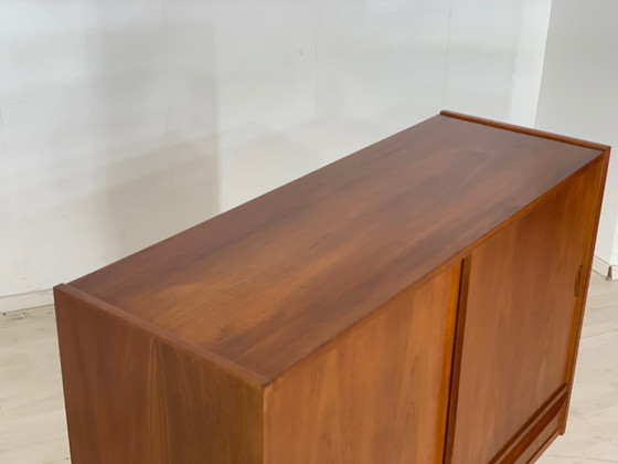 Image 1 of Danish teak highboard schrank kommode vintage