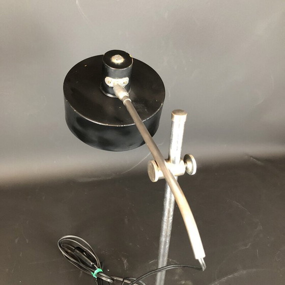 Image 1 of Vintage Tischlampe aus Metall und vernickeltem Messing, Italien 1950