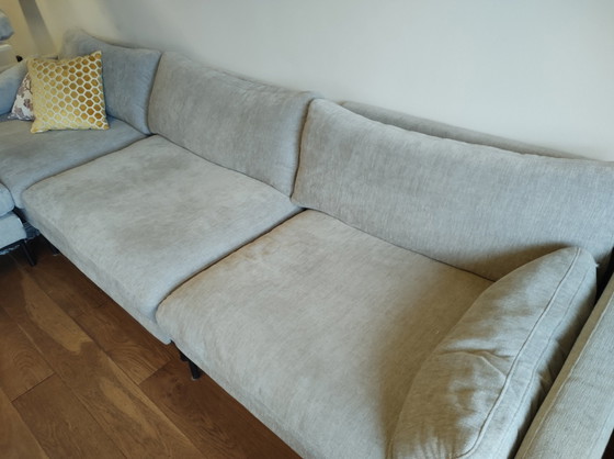 Image 1 of 4,5-Sitzer Zuiver Summer Latte Sofa und Hocker