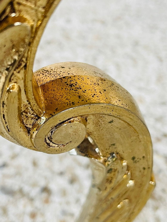 Image 1 of Vintage, Stehlampe mit vergoldetem Messingdekor, 1960S