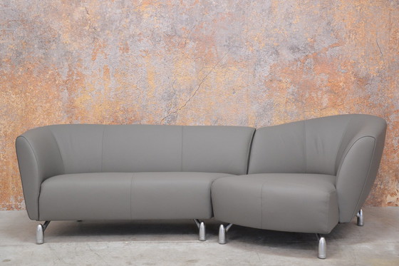 Image 1 of Refurbished Leder Leolux Pupilla Design Ecksofa