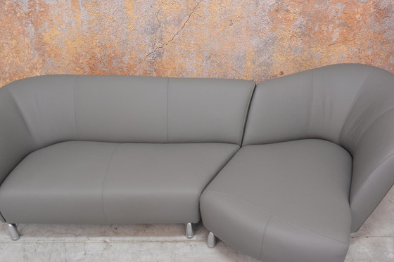 Image 1 of Refurbished Leder Leolux Pupilla Design Ecksofa