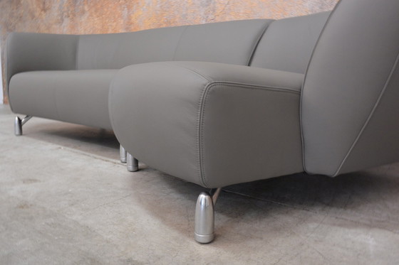 Image 1 of Refurbished Leder Leolux Pupilla Design Ecksofa