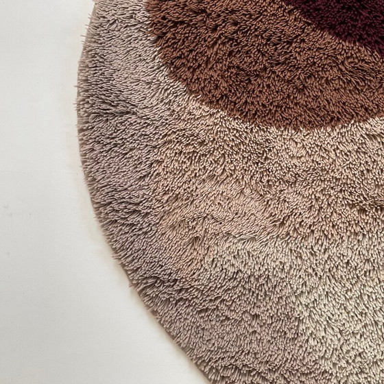 Image 1 of Psychedelischer mehrfarbiger Polyacryl-Wollteppich von Desso, Niederlande 1970er Jahre