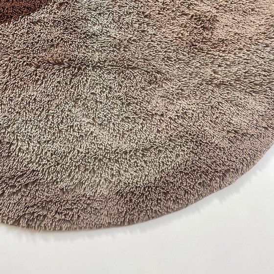 Image 1 of Psychedelischer mehrfarbiger Polyacryl-Wollteppich von Desso, Niederlande 1970er Jahre