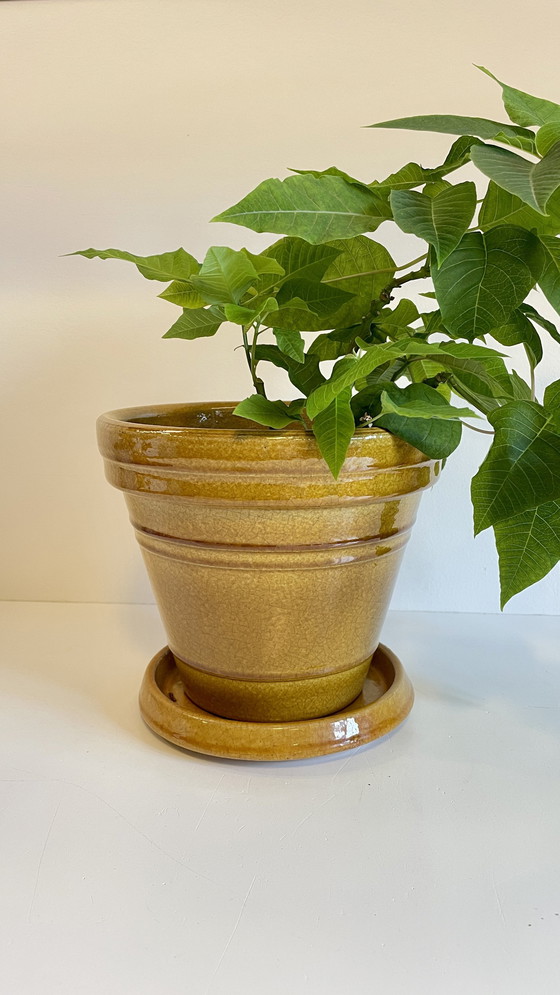 Image 1 of Topf und Untertasse Töpferei Clarous Frankreich