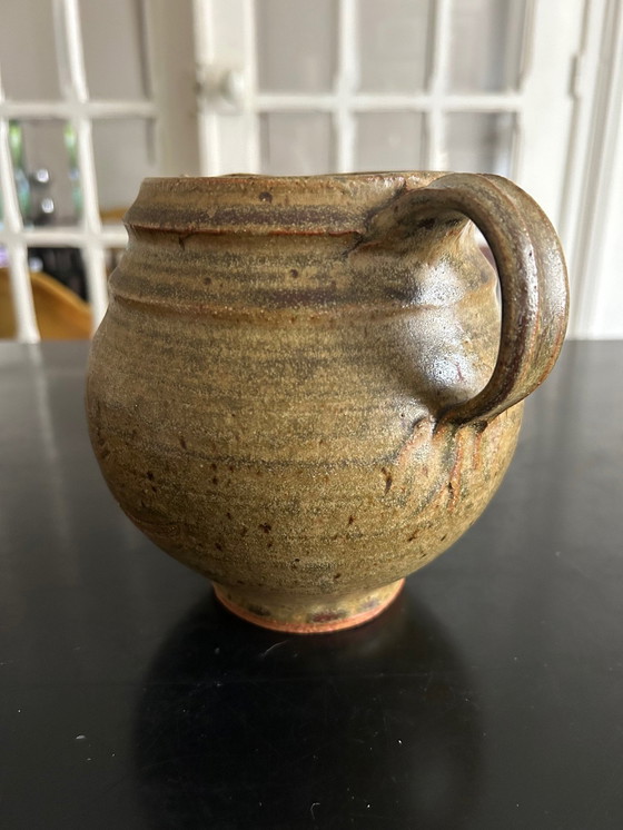 Image 1 of Krug Aus Sandstein Signiert Jg