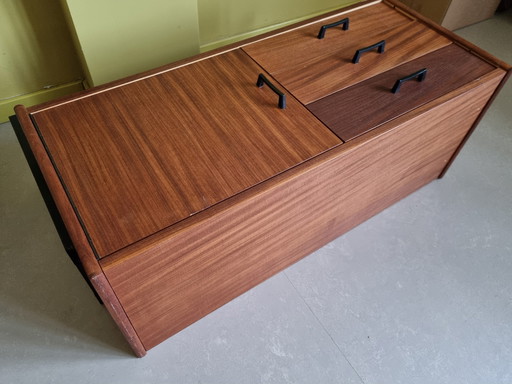 Simpla Lux Wandschrank 1960er Jahre