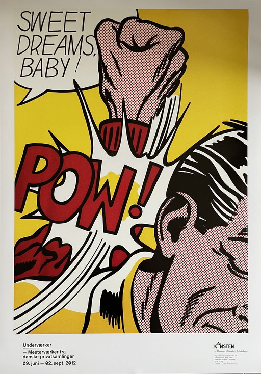 Roy Lichtenstein (1923-1997), Süßer Traum, Baby, 1965, Ausstellungsplakat