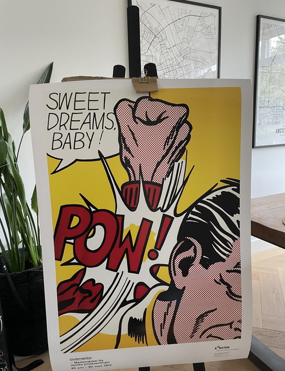 Image 1 of Roy Lichtenstein (1923-1997), Süßer Traum, Baby, 1965, Ausstellungsplakat