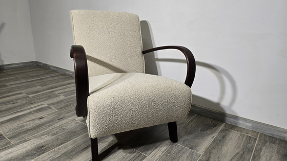 Image 1 of Art Deco Lounge Chair von Jindrich Halabala, 1940er Jahre