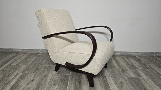 Art Deco Lounge Chair von Jindrich Halabala, 1940er Jahre