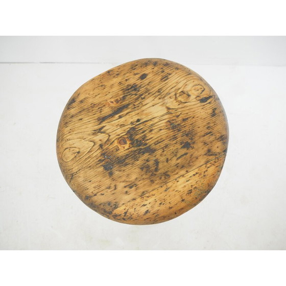 Image 1 of Vintage-Holzhocker, 1930er Jahre