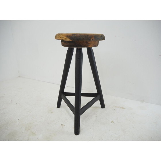 Image 1 of Vintage-Holzhocker, 1930er Jahre