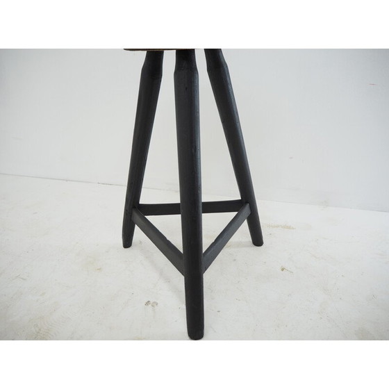 Image 1 of Vintage-Holzhocker, 1930er Jahre