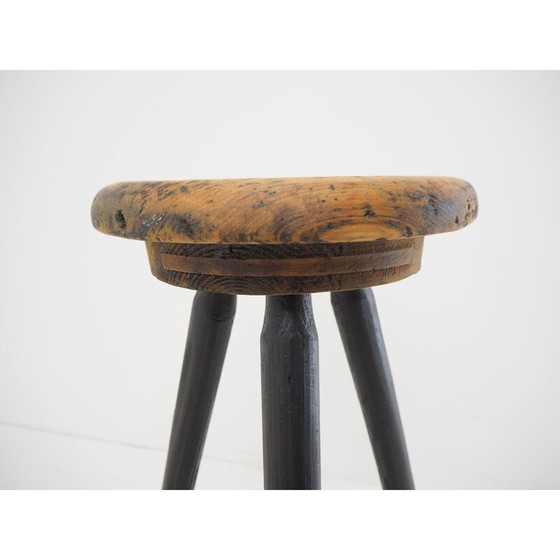 Image 1 of Vintage-Holzhocker, 1930er Jahre