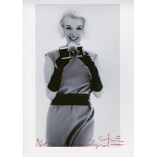 Vintage Fotografie Marilyn mit Berts Nikon von Bert Stern