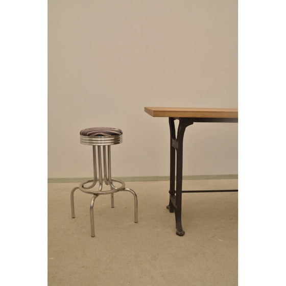 Image 1 of Industrielle Werkbank im Vintage-Stil aus Eichenholz und Eisen