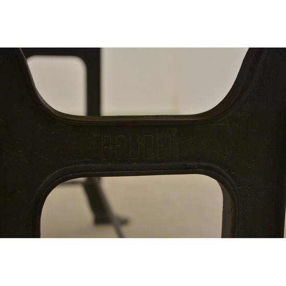 Image 1 of Industrielle Werkbank im Vintage-Stil aus Eichenholz und Eisen