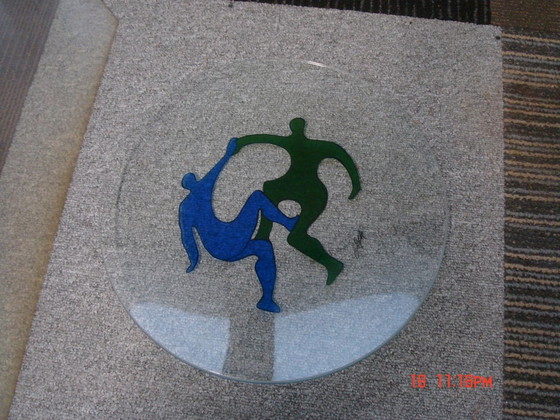 Image 1 of Corry Ammerlaan Glasschale. Teamgeist