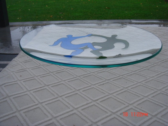 Image 1 of Corry Ammerlaan Glasschale. Teamgeist